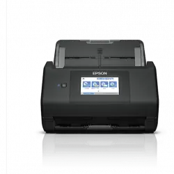 Escáner - Epson WorkForce ES-580W, Inalámbrica, 600 x DPI, 35 ppm, 30 bits, ReadyScan LED, Negro
