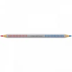 Faber Castell Jumbo Grip Bicolor Caja de 12 Lápices Bicolor Azul/Rojo