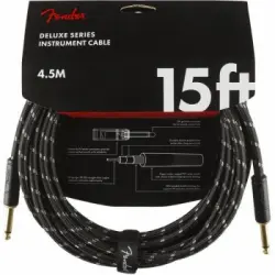 Fender Deluxe 4,5m Cable Instrumentos Twd Negro