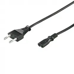 Goobay Cable de Alimentación IEC-320/C7 5m Negro