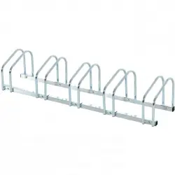 Homcom Soporte para Bicicletas 3/5/6 Plateado