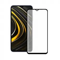 Mobile Tech Extreme Cristal Templado 3D Negro Para Pocophone M3/Redmi 9T