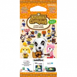 Pack 3 Tarjetas - Nintendo amiibo Animal Crossing Serie 2