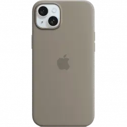 APPLE Funda de silicona con MagSafe para iPhone 15 Plus, Arcilla