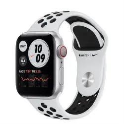 Apple Watch S6 Nike 40mm LTE Caja de aluminio Gris espacial y correa Nike Sport Platino Puro/Negro