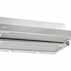 Campana extraíble - Teka CNL 6400.2, 2+1 velocidades, 370 m³/h, Stop Programable, 60 cm, Inox