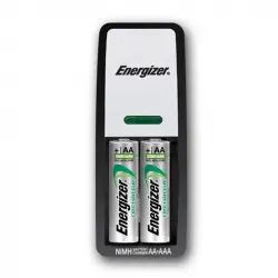 Energizer Mini Charger Cargador + 2 Pilas AA 2000mAh