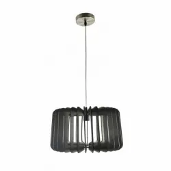 Fabrilamp Colgante Ebano 1xe27 Madera Café 40d