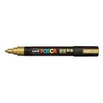Marcador Uni Posca pintura PC-5M punta poliéster forma de bala 1.8-2.5 mm oro