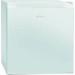 Mini Frigorífico Minibar, 45 L Congelador 4 L, Termostato Regulable, Puerta Reversible, Clase E Blanco Bomann Kb7245w