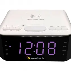Radio despertador Sunstech FRD50 Blanco