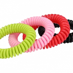 Repelente de mosquitos - NK Pulseras Cintronela, Pack 4, Hasta 250 h, Aceite esencial, Multicolor