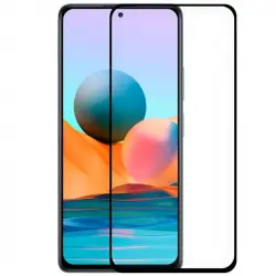 Cool Protector Pantalla Cristal Templado Full 3D Negro para Xiaomi Redmi Note 10 Pro