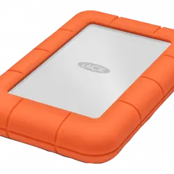 Disco duro 1 TB - LaCie Rugged Mini, USB C 3.0 , Naranja