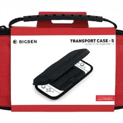 Funda - Bigben Transport Case-S, Para Nintendo Switch, Roja