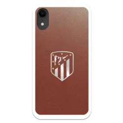 Funda Licencia Oficial Atlético de Madrid Escudo Plateado Fondo para iPhone XR