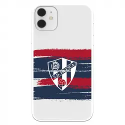 Funda Licencia Oficial SD Huesca Rayas Transparente para iPhone 11