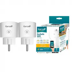 Garza Smarthome Enchufe WiFi Inteligente Pack 2 Unidades