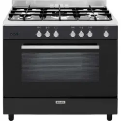 Glem Cocina A Gas 109l 5 Fuegos Negra - Ge960cmbk2