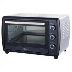 Horno Eléctrico Convección, 35l, Acero Inox, Asador Giratorio, Temporizador, Ajuste Temperatura Negro/plata 1800w Camry Cr 6007