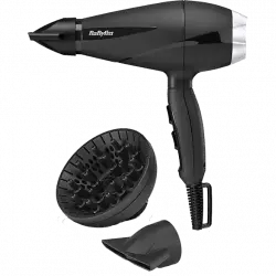 Secador - BaByliss Style Pro 2100 6710DE, 2100W, 3 temperaturas, 2 velocidades, Difusor incluido, Negro