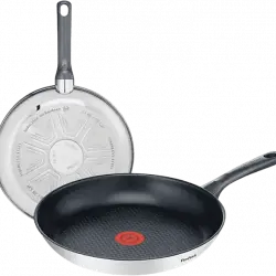 Set de sartenes - Tefal Daily Cook, 2 sartenes, 20 y 26 cm, Antiadherentes, Acero inoxidable