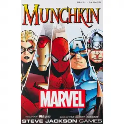 USAopoly Munchkin: Marvel Juego de Mesa en Inglés
