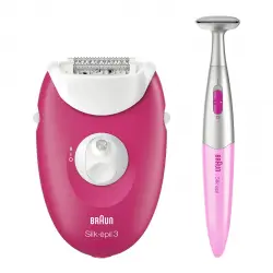 Braun - Depiladora Silk-épil 3 3-420 Con 2 Accesorios