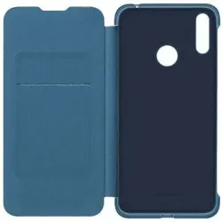 Funda - Huawei, Para Huawei Y7 2019, Con tapa, Anti-rayaduras, Azul