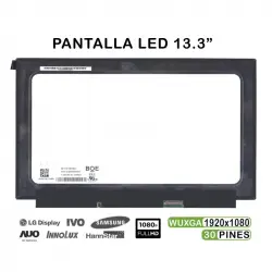 Pantalla Led De 13.3" Para Portátil Nv133fhm-n62