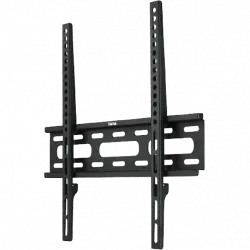 Soporte TV - Hama 108728, fijo, De 32" a 65", VESA 400x400, Negro