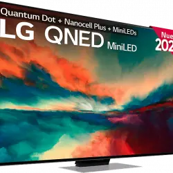 TV QNED Mini LED 55" - LG 55QNED866RE, UHD 4K, Procesador Inteligente α7 4K Gen6, Smart TV, DVB-T2 (H.265), Negro