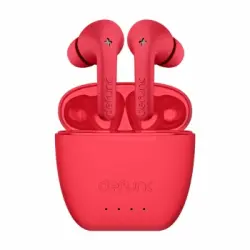 Auriculares Inalámbricos Intraaurales Autonomía 30 Horas Defunc True Audio Rojo