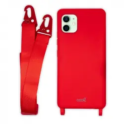 Cool Funda Colgante Roja para iPhone 12/12 Pro