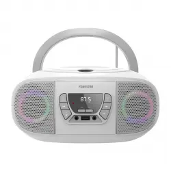 Fonestar - Radio CD Bluetooth USB FM Con Entrada Auxiliar BOOM-GO-B