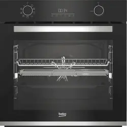 Horno - Beko BBIMA-13302BMPE, Multifunción, Pirolítico, 72 l, 59.4 cm, LED Display, Negro