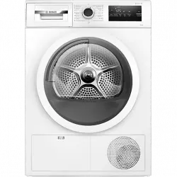 Secadora - Bosch WTR85V92ES, Bomba de calor, 8 kg, 15 programas, AutoDry, Display LED, Blanco