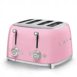 Smeg TSF03PKEU Tostador 4 Rebanadas 2000W Rosa