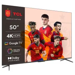 TCL - TV LED 126 Cm (50") 50P735, UHD 4K, Google TV, Dolby Vision, Dolby Atmos Y Google Assistant