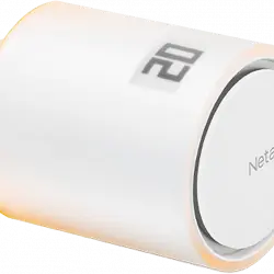 Válvula termostática - Netatmo NAV-ES, Accesorio del termostato, Control remoto vía App, Regulación inteligente, Blanco