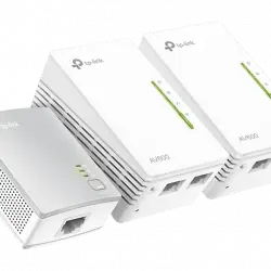 Adaptador PLC - TP-Link TL-WPA4220 TKIT, Pack de 3 unidades, WiFi 300 mbps, 2 Ethernet 10/100Mbps, Blanco