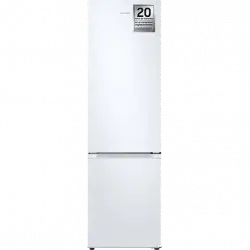 Frigorífico combi - Samsung SMART AI RB38C605CWW/EF, No Frost, 203 cm, 390l, All-Around Cooling, WiFi, Blanco