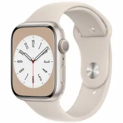 Apple - Watch Series 8 GPS + Cellular 41mm Con Caja De Aluminio Blanco Estrella Y Correa Deportiva Blanco Estrella