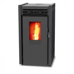 Estufa Pellet Negra Audax 8 Kw - Lasian - 2324..