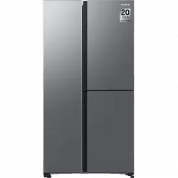 Frigorífico americano - Samsung RH69B8941S9/EF, No Frost, 178 cm, 645 l, Twin Cooling Plus™, Metal Cooling, Dispensador de hielo & agua, Inox