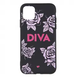 Funda Diva Silicona Negra Oficial de la Vecina Rubia para iPhone 12 Pro Max