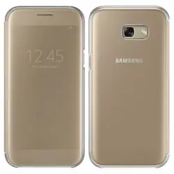 Funda Original Samsung Para Galaxy A5 2017 – Clear View Cover – Dorada