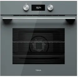 Horno - Teka HLB 8400 P GREY, Multifunción, Pirolítico, 70 l, 60 cm, Encastrable, Inox