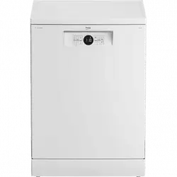 Lavavajillas - Beko BDFN26440WC, 16 servicios, 6 programas, Tercera bandeja, 59.8 cm, Blanco