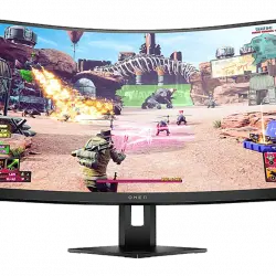 Monitor gaming - HP OMEN 27c, 27", QHD, curvo, 1 ms, 240 Hz, HDMI 2.0, Panel VA, Eyesafe®, FreeSync™ Premium Pro, Gaming Hub, Negro